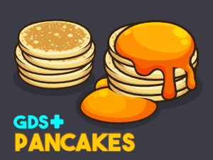 2D game asset pancakes