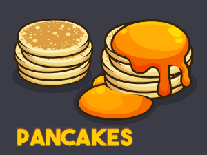 2D game asset pancakes