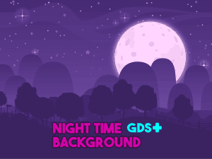 2D night time background