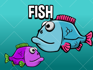 2d fish game asset