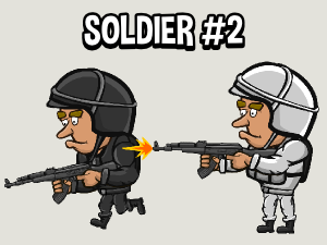 2d soldier sprite