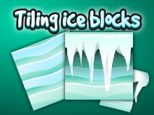 39 Ice block tiles