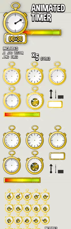 Animated timer