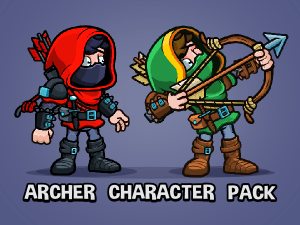 Animated Archers character pack