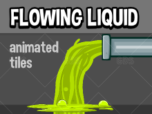 Animated Running liquid