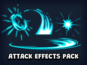 Animated Slash and attack effects pack