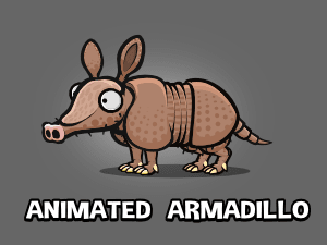 Animated armadillo