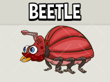 Animated beetle 