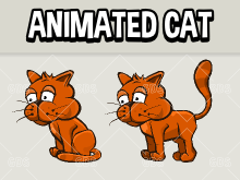 Animated cat