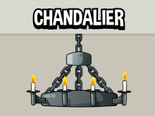 Animated chandalier