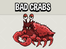 Animated crab sprite for 2d games