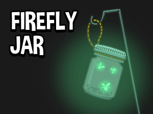 Animated firefly jar