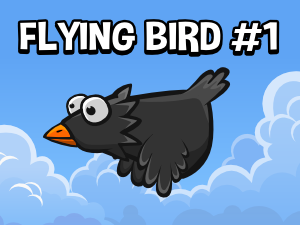 Animated flying bird