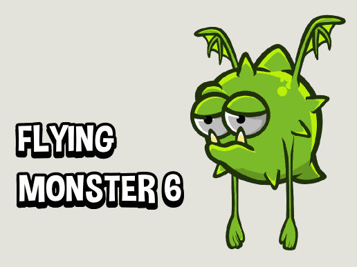 Animated flying monster 6