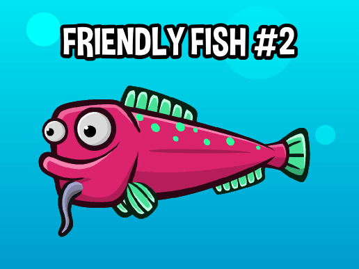 Animated friendly fish 2 2d game character