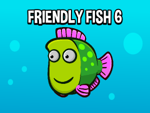 Animated friendly fish 6 animated game sprite