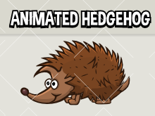 Animated hedgehog