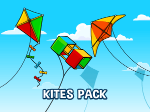 Animated kites pack
