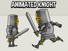 Animated knight