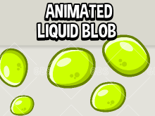 Animated liquid globule