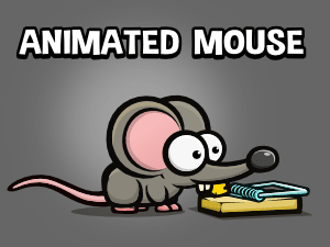 Animated mouse game asset