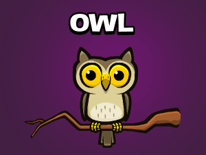Animated owl