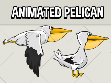 Animated pelican