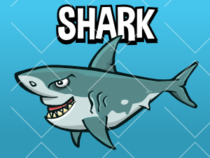 Animated shark sprite