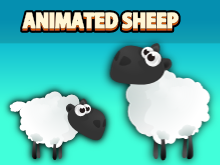Animated sheep sprite