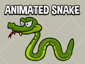 Animated snake game sprite
