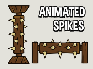 Animated spike obstacle