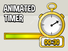 Animated timer