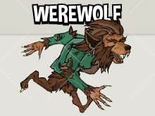 Animated werewolf sprite