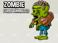 Animated zombie sprite