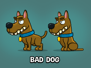 Bad dog game sprite 