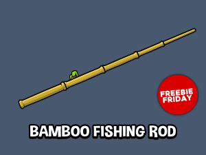 Bamboo fishing pole