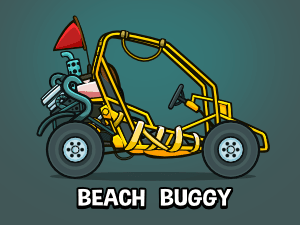 Beach buggy game sprite