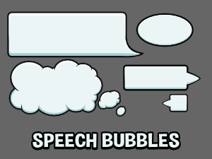 Blank speech bubble  graphics
