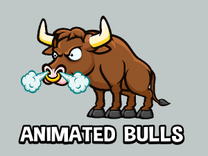 Bull cartoon sprite