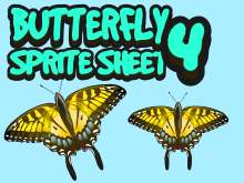 Butterfly sprite four