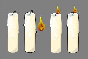Candle graphic