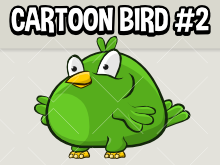 Cartoon bird 2