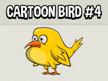 Cartoon bird 4