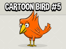 Cartoon bird 5