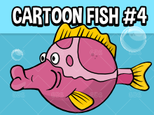 Cartoon fish 4