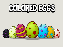 Colored eggs