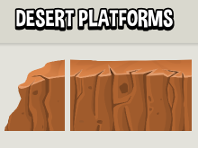 Desert platform tiles
