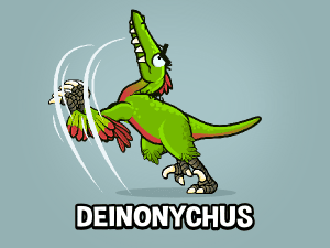 Dienonychus animated game sprite