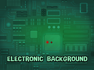 Electronics scene background