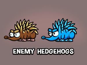 Enemy hedgehog game sprite